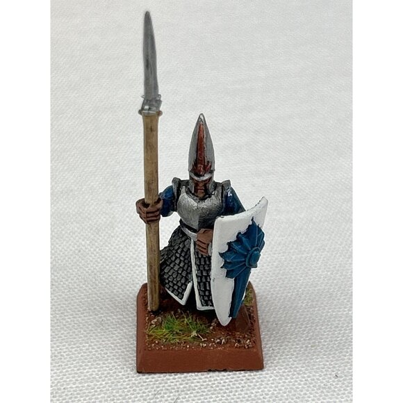 Warhammer High Elf Spearman Painted Miniature Figure Shield Spear - Picture 1 of 8